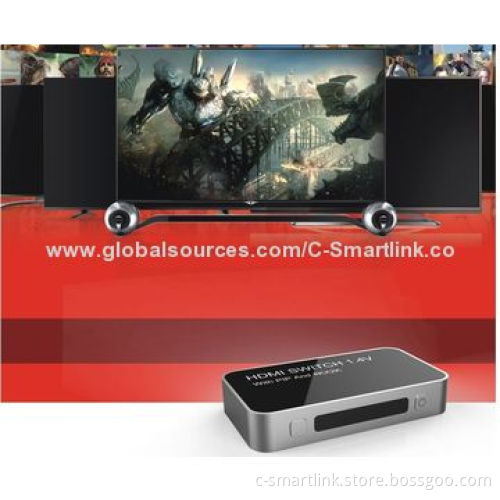HDMI Switch/Supports 4-way Input and Way Output HDMI Signal, Low-power Consumption